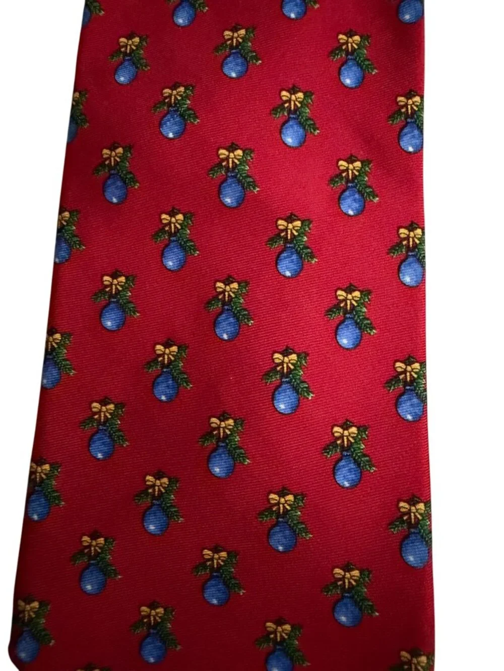 BROOKS BROTHERS Holiday Ornament Silk Blend Tie